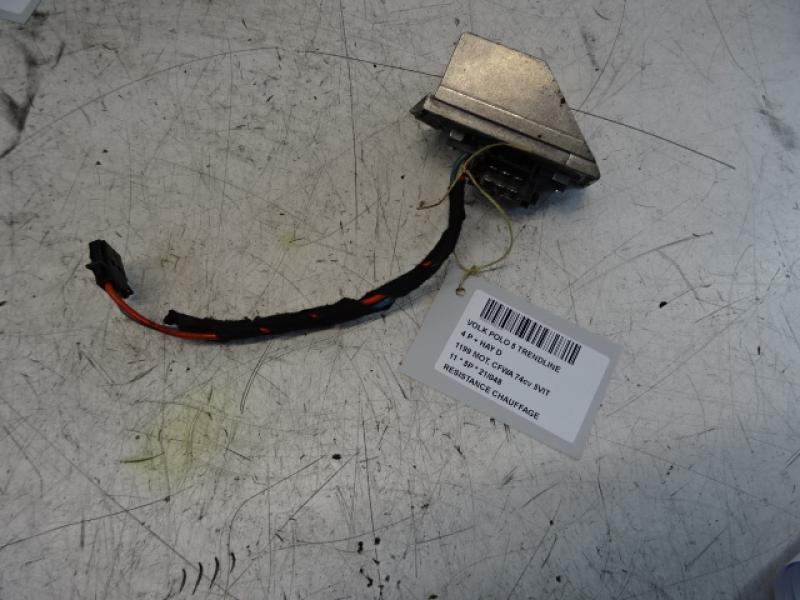 HEATER RESISTOR Vw POLO (6R) 6/09 - 4/14