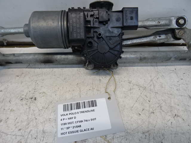 MOTOR RUITENWISSERS VOOR Vw POLO (6R) 6/09 - 4/14