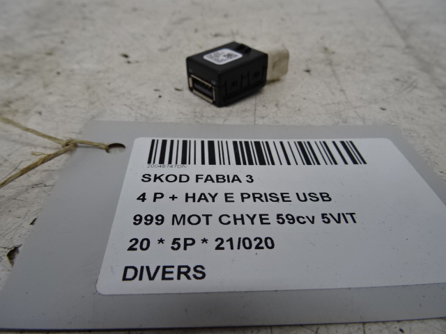 DIVERS Skoda FABIA (NJ) MK3 Face Lift 9/18+ - 9/21