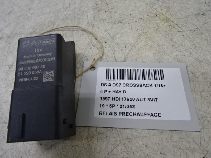 VORGLÜHRELAIS Ds DS7 CROSSBACK 1/18+
