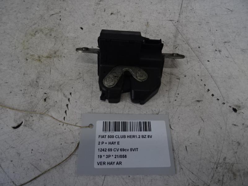 CENTRALE VERGRENDELING ACHTERKLEP Fiat 500 7/15+