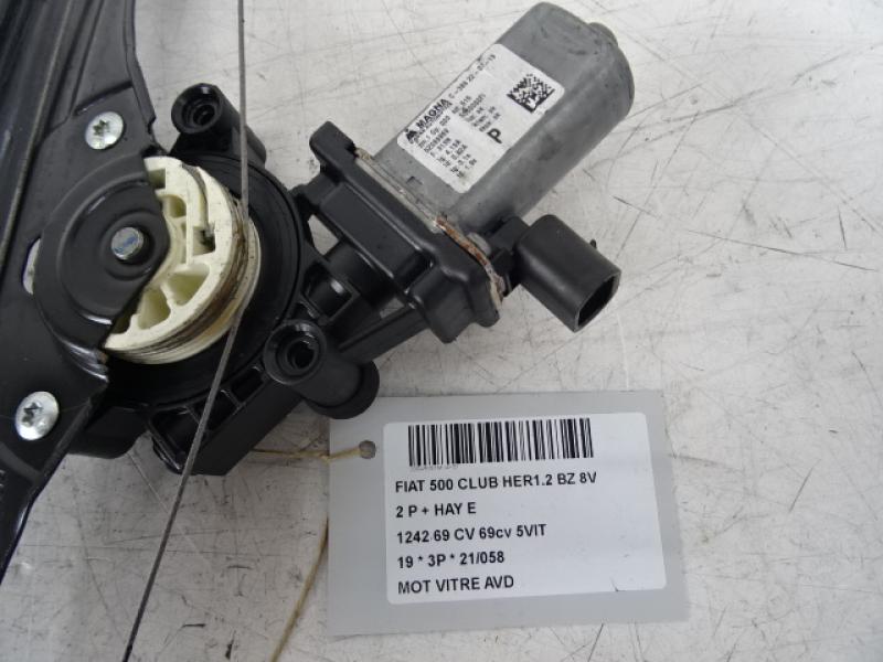 MOTOR RUITMECHANISME VOOR RECHTS Fiat 500 7/15+