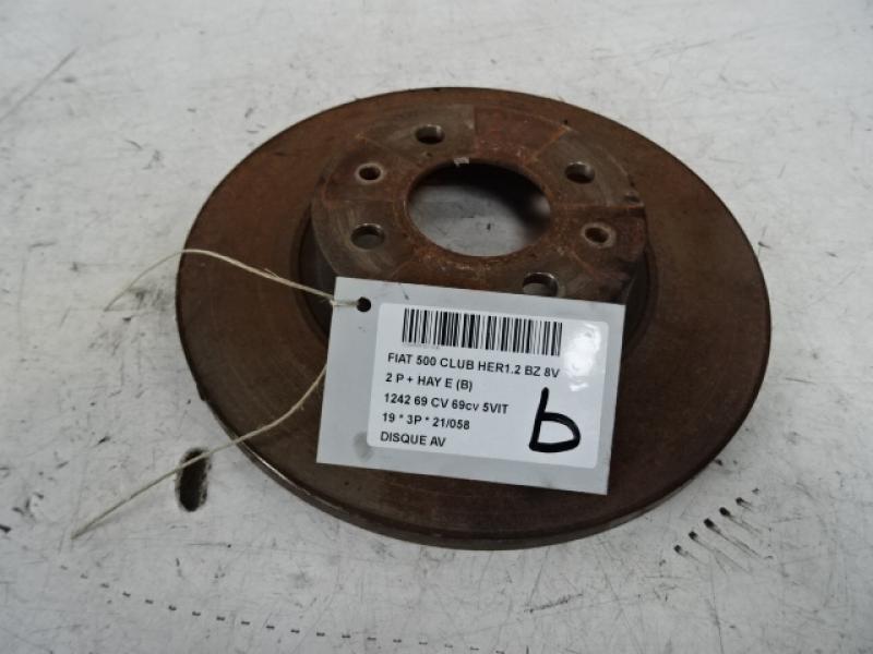 REMSCHIJF VOOR Fiat 500 7/15+