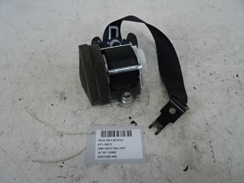 REAR SEATBELT RIGHT Peugeot 308 (2) 9/13-6/17