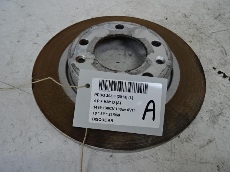 REAR BRAKE DISC Peugeot 308 (2) 9/13-6/17