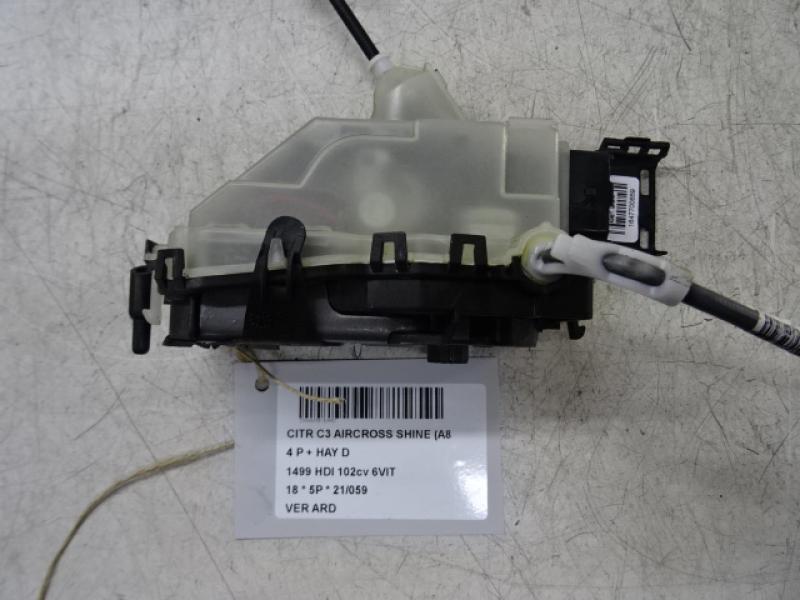 VERGRENDELING ACHTER RECHTS Citroen C3 AIRCROSS 07/17+