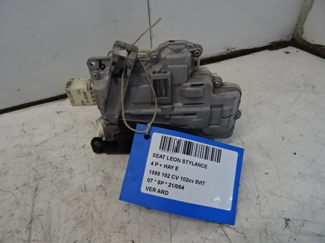 VERGRENDELING ACHTER RECHTS Seat LEON (2) (1P)  9/05 - 12
