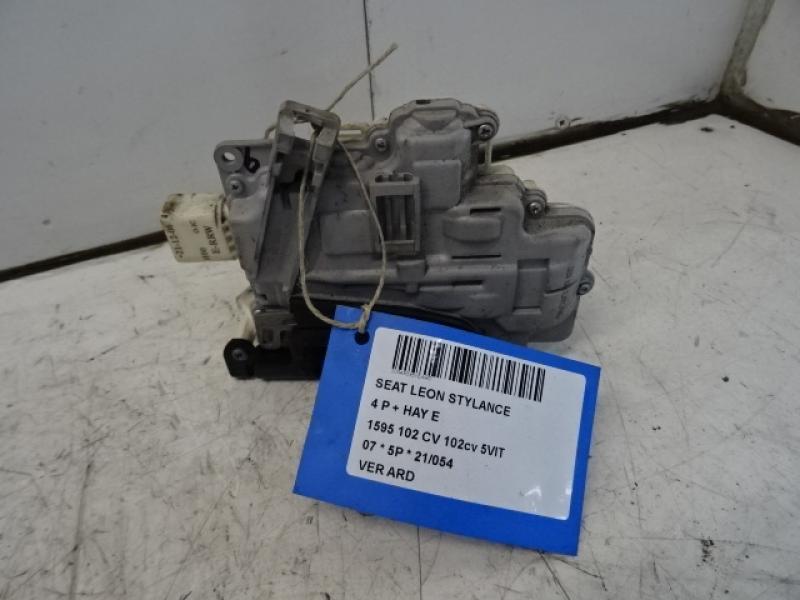 VERGRENDELING ACHTER RECHTS Seat LEON (2) (1P)  9/05 - 12