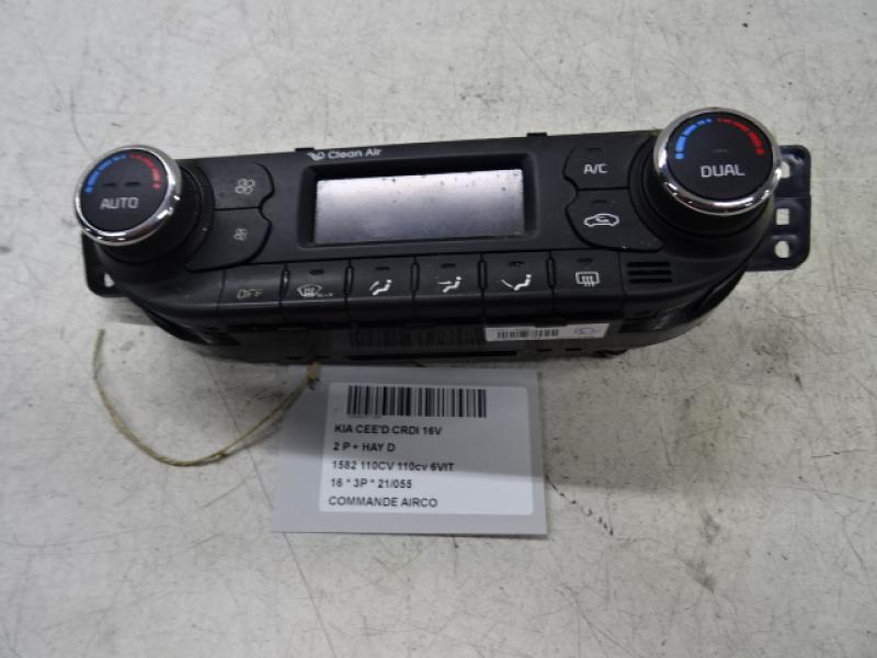 BEDIENINGSPANEEL AIRCO Kia CEED 10/15 - 18