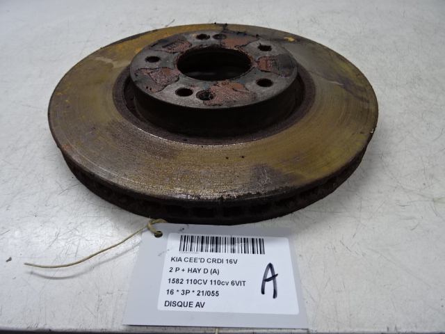 DISQUE AVANT Kia CEED 10/15 - 18