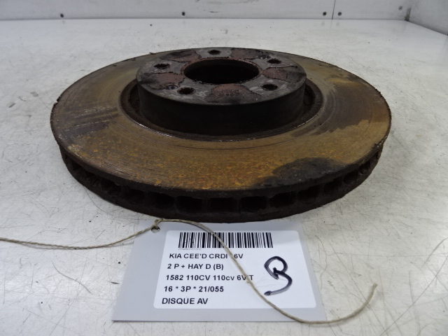 DISQUE AVANT Kia CEED 10/15 - 18