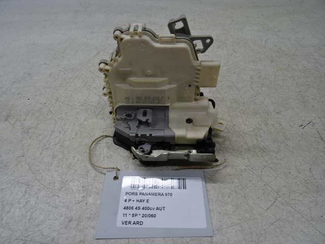 VERGRENDELING ACHTER RECHTS Porsche PANAMERA (970) 09 - 16