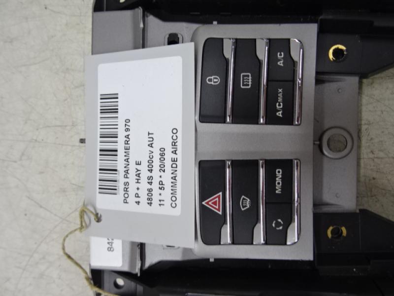 COMMANDE D'AIRCO Porsche PANAMERA (970) 09 - 16