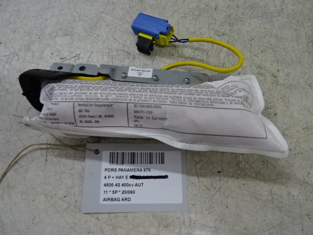 AIRBAG DE PORTE ARRIERE DROITE Porsche PANAMERA (970) 09 - 16