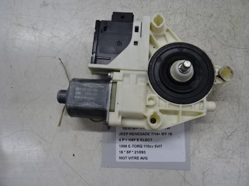 MOTEUR DE VITRE DE PORTE AVANT GAUCHE Jeep RENEGADE (1) 7/14 - 9/2018
