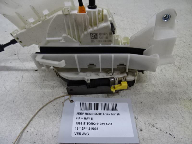 VERGRENDELING VOOR LINKS Jeep RENEGADE (1) 7/14 - 9/2018