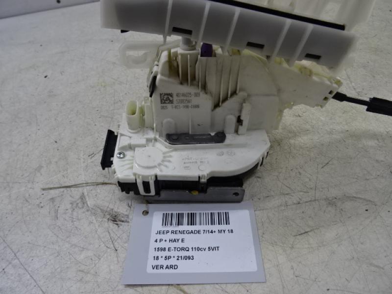 VERROUILLAGE DE PORTE ARRIERE DROITE Jeep RENEGADE (1) 7/14 - 9/2018