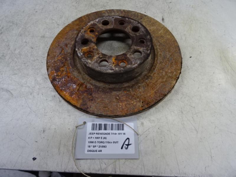 REAR BRAKE DISC Jeep RENEGADE (1) 7/14 - 9/2018