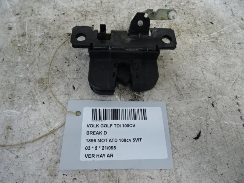 VERROUILLAGE DE HAYON ARRIERE Vw GOLF IV 11/97 - 03