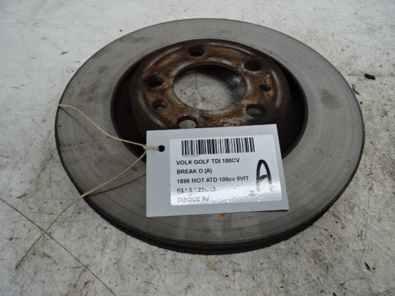 DISQUE AVANT Vw GOLF IV 11/97 - 03