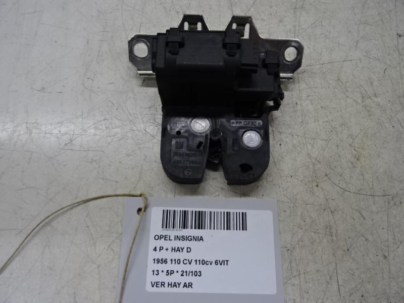 CENTRALE VERGRENDELING ACHTERKLEP Opel INSIGNIA 11/13 - 17