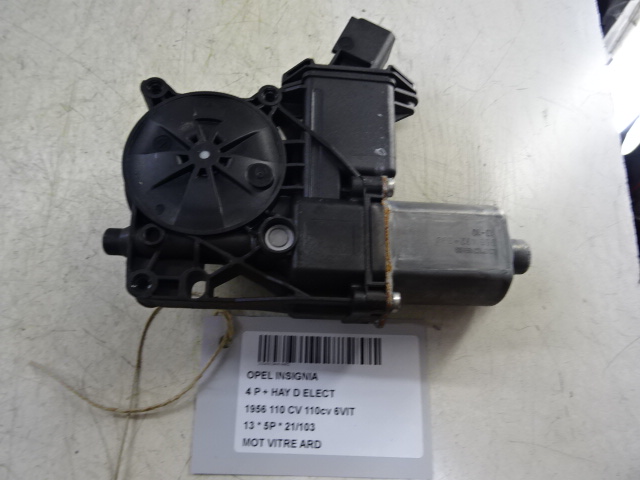 MOTOR RUITMECHANISME ACHTER RECHTS Opel INSIGNIA 11/13 - 17