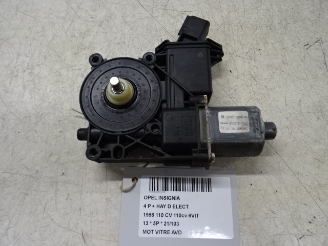 MOTOR RUITMECHANISME VOOR RECHTS Opel INSIGNIA 11/13 - 17