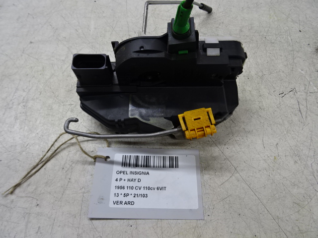 VERGRENDELING ACHTER RECHTS Opel INSIGNIA 11/13 - 17