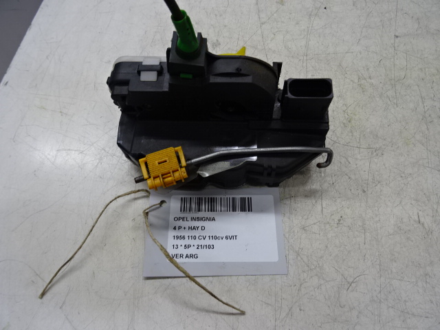VERROUILLAGE DE PORTE ARRIERE GAUCHE Opel INSIGNIA 11/13 - 17