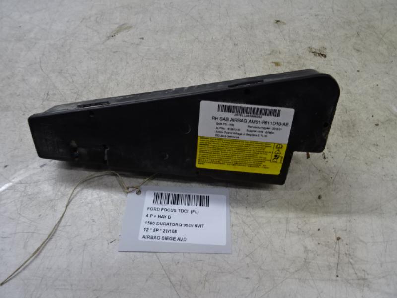 AIRBAG SEAT RIGHT FRONT Ford FOCUS (4) 02/11 - 14