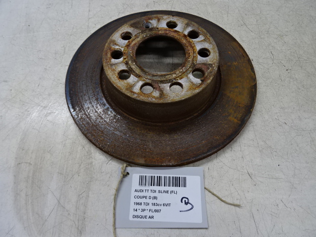 REMSCHIJF ACHTER Audi TT 07/14+