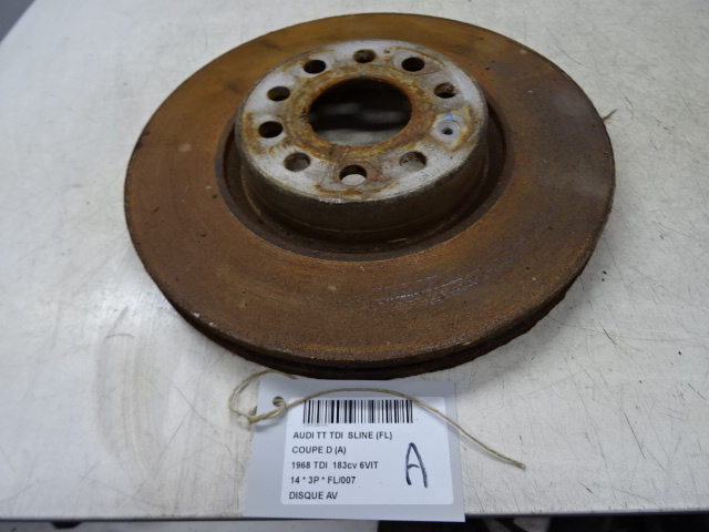 REMSCHIJF VOOR Audi TT 07/14+