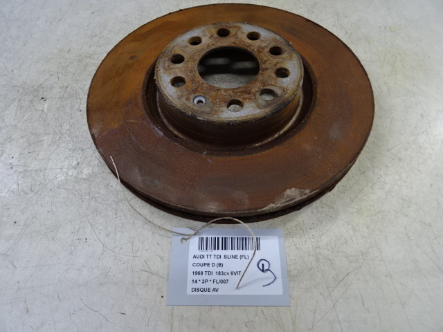 REMSCHIJF VOOR Audi TT 07/14+