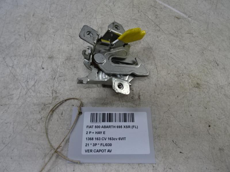 VERROUILLAGE DE CAPOT AVANT Fiat 500 7/15+