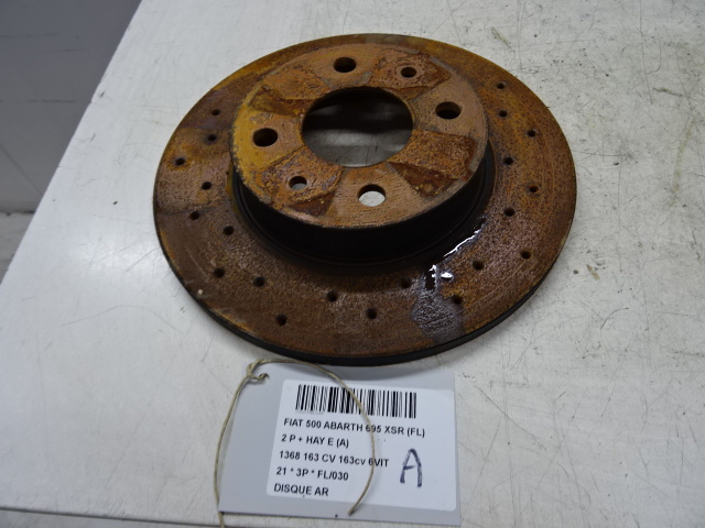 REMSCHIJF ACHTER Fiat 500 7/15+