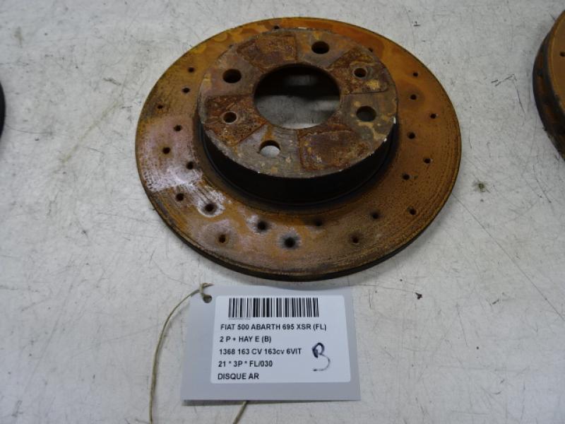 DISQUE ARRIERE Fiat 500 7/15+