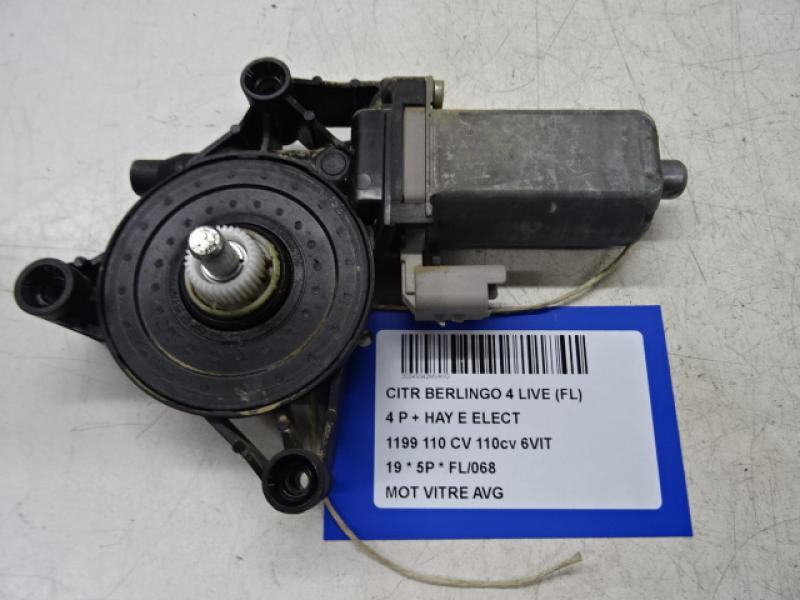 MOTEUR DE VITRE DE PORTE AVANT GAUCHE Citroen BERLINGO 9/18+