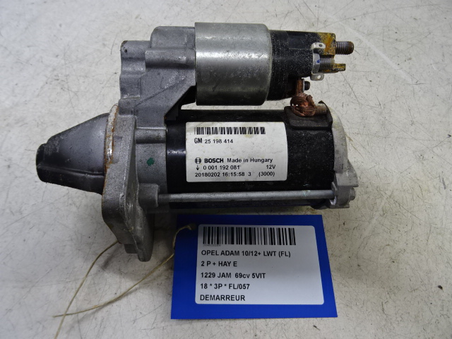 STARTMOTOR Opel ADAM 10/12+