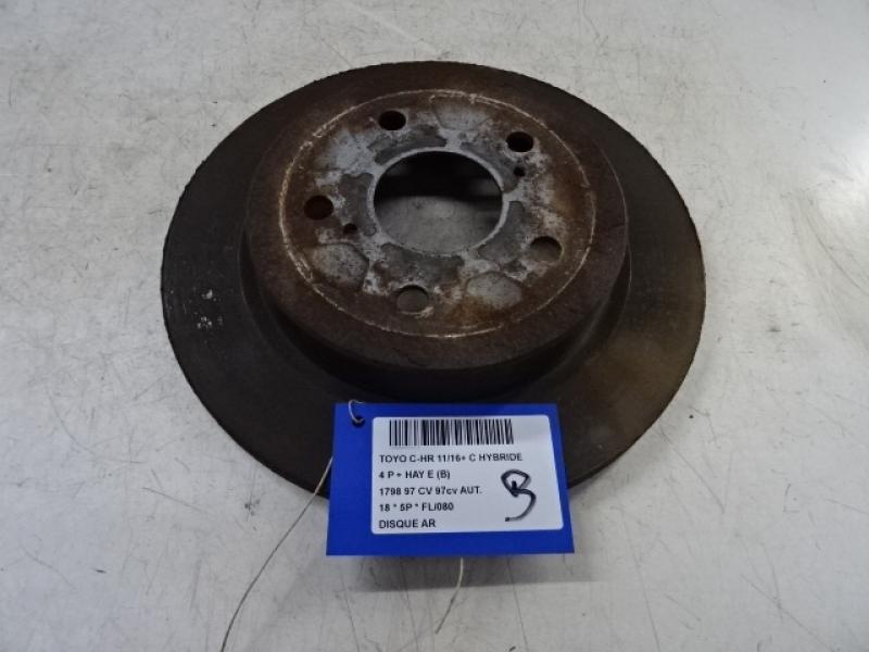 REMSCHIJF ACHTER Toyota C-HR (1) 11/16-10/19