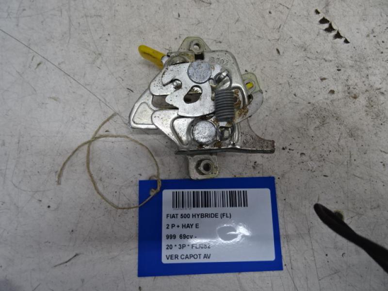 VERROUILLAGE DE CAPOT AVANT Fiat 500 7/15+