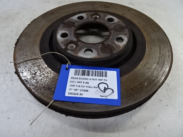 REMSCHIJF VOOR Renault SCENIC 9/16+