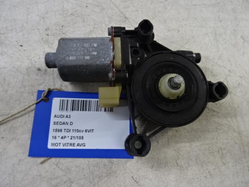 MOTOR RUITMECHANISME VOOR LINKS Audi A3 4D 4/16 - 20