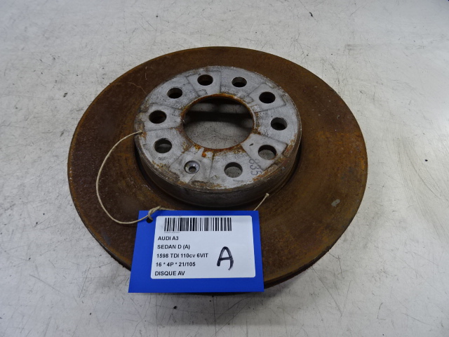 REMSCHIJF VOOR Audi A3 4D 4/16 - 20