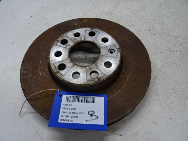 REMSCHIJF VOOR Audi A3 4D 4/16 - 20
