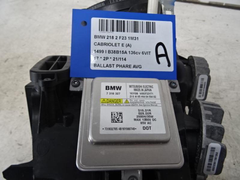BALLAST DE PHARE AVANT GAUCHE Bmw 2 F22/3 COUPE 7/13+