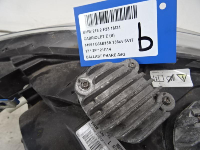 BALLAST DE PHARE AVANT GAUCHE Bmw 2 F22/3 COUPE 7/13+