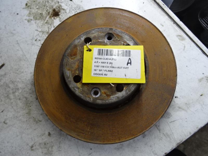 FRONT BRAKE DISC Renault CLIO IV 7/16 - 20 FaceLift