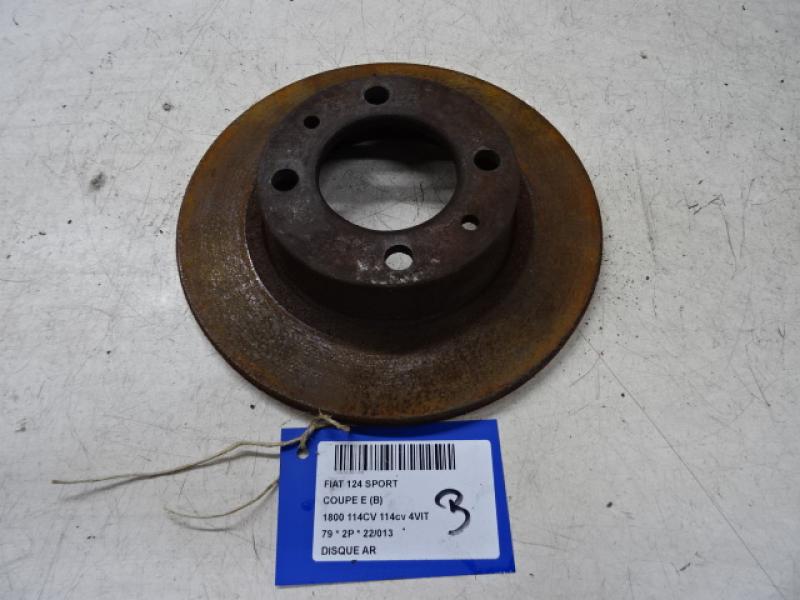 DISQUE ARRIERE Fiat 124 SPORT