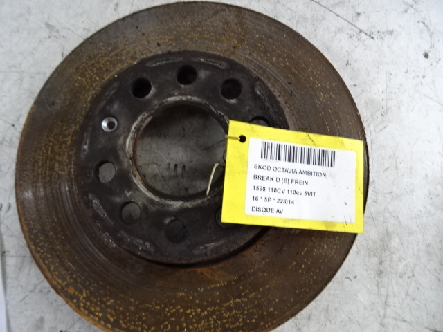 DISQUE AVANT Skoda OCTAVIA (5E) 11/12 - 3/17