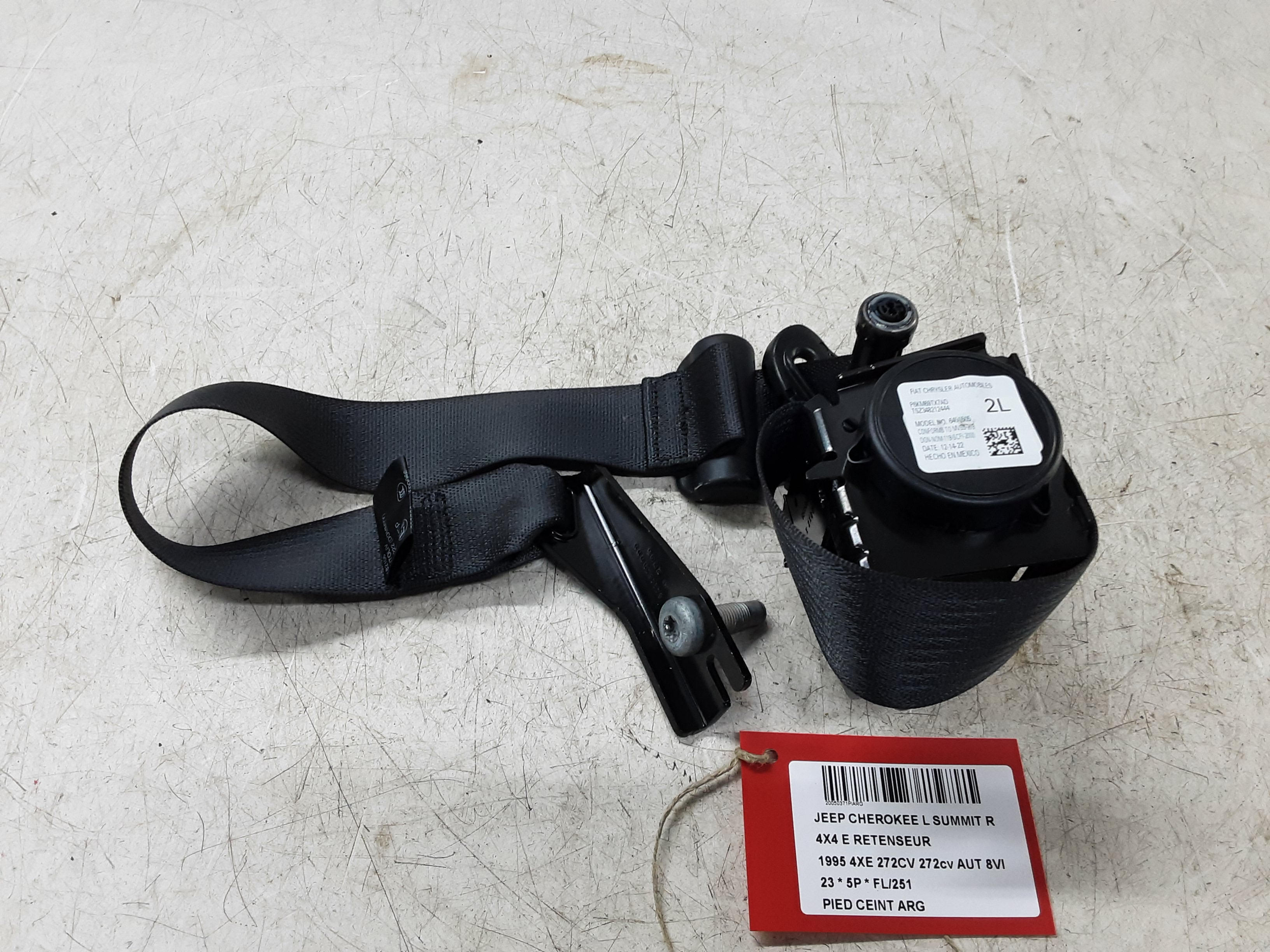 CEINTURE ARRIERE GAUCHE Jeep GRAND CHEROKEE (WL) 2021+